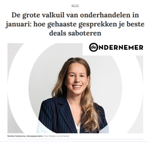 De ondernemer De ondernemer